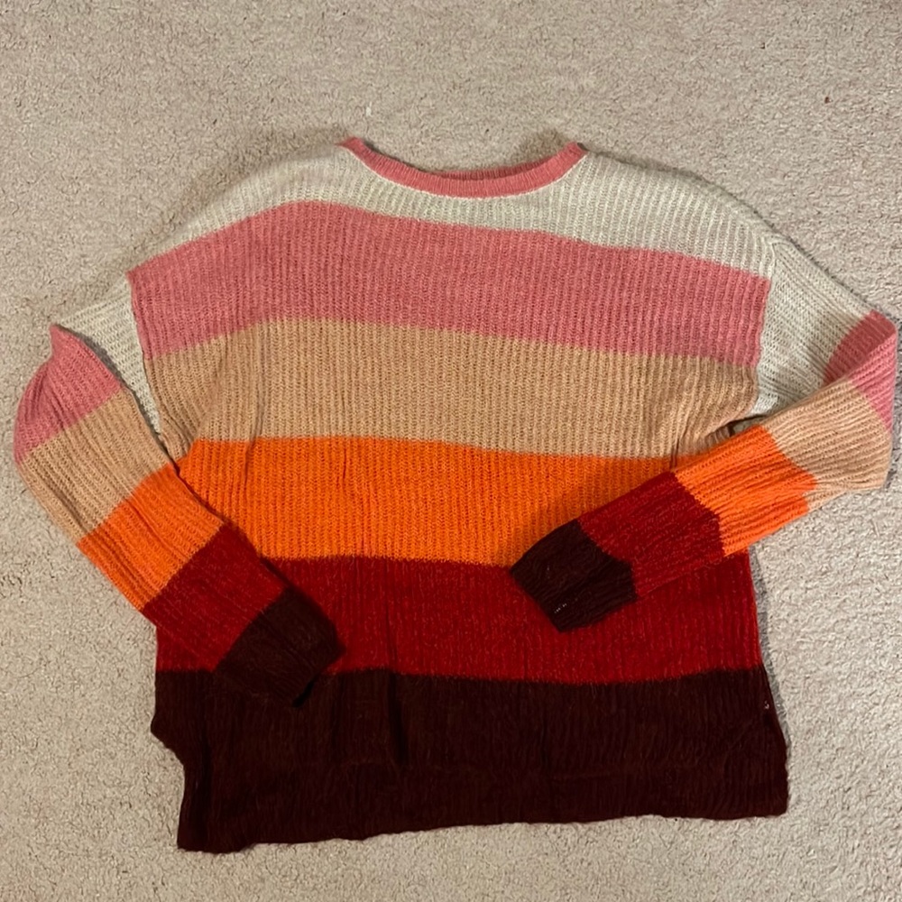 Colorful Striped Cozy Sweater